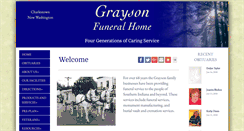 Desktop Screenshot of graysonfuneralhome.com